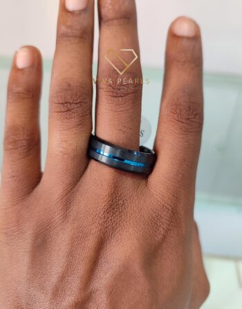 Ashen Tungsten Wedding Band
