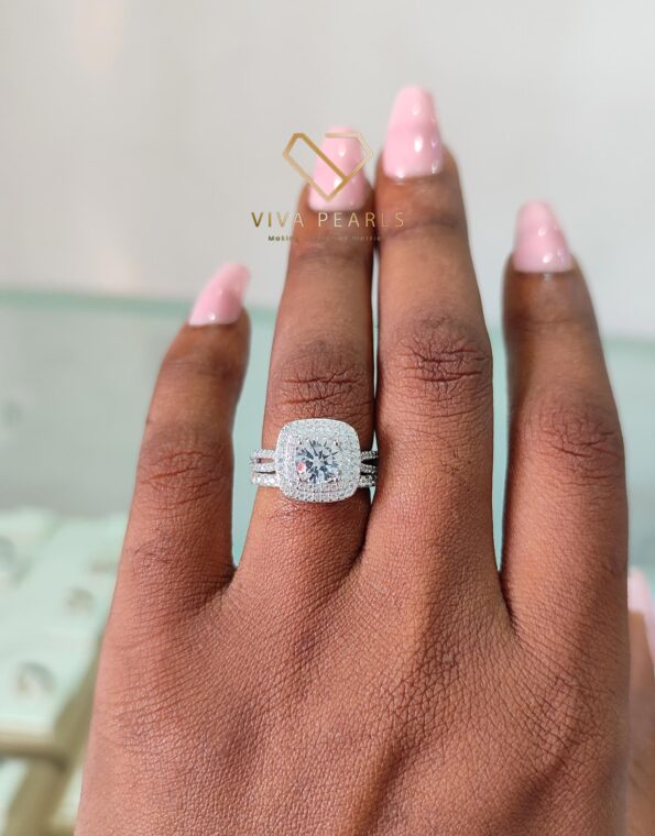 Élan Sterling Silver Bridal Set
