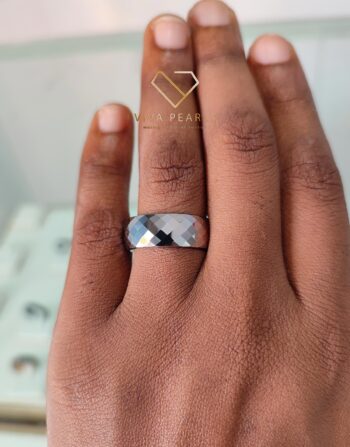 Eternal Promise Silver 7.5mm Tungsten Band