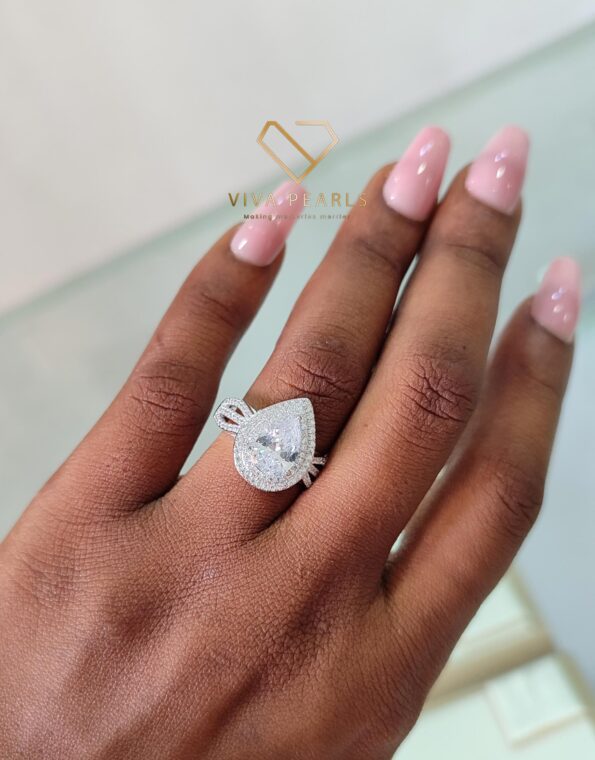 Evergaze Sterling Silver Proposal/Engagent Ring