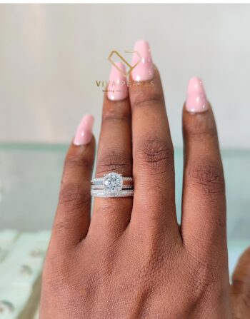 Liora Sterling Silver Bridal Set