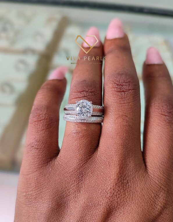 Liora Sterling Silver Bridal Set
