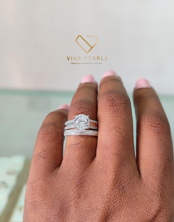 Liora Sterling Silver Bridal Set